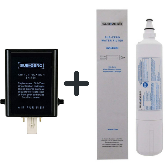 Sub-Zero 4204490 Refrigerator Water Filter & 7042798 Air Purification Cartridge Combo Pack